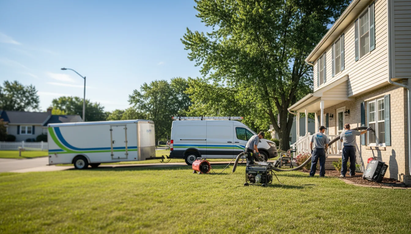 Flooded Basement Restoration And Cleanup With Repair in Joppa, IL near me